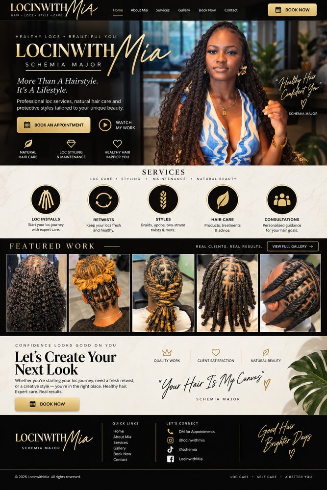 Business Website example